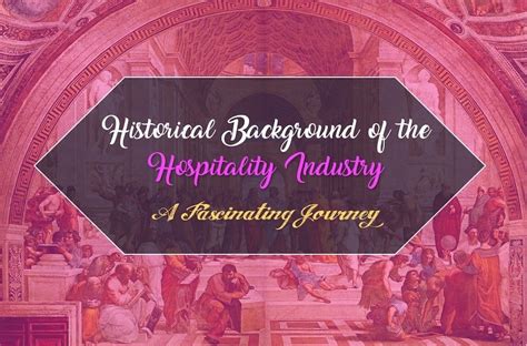 The speed of innovation has taken the hospitality industry by storm. Historical Background of the Hospitality Industry - A ...
