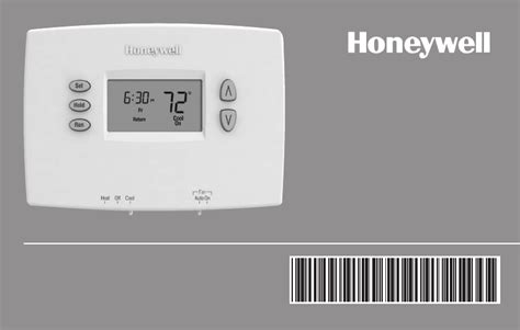 Check spelling or type a new query. Honeywell Thermostat RTHL2510 User Guide | ManualsOnline.com