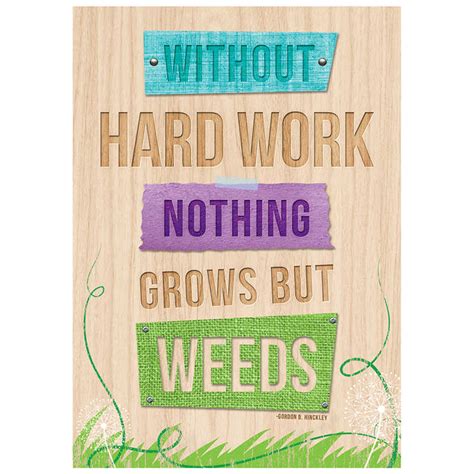 Creative Teaching Press Without Hard Work Inspire U Poster Ctp7287