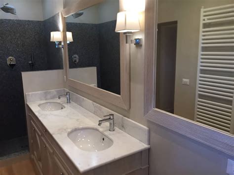 Il lavatoio si avvicina moltissimo ad un lavabo d'arredo in ceramica. Mobile bagno rovere sbiancato|mabile bagno|legnoeoltre