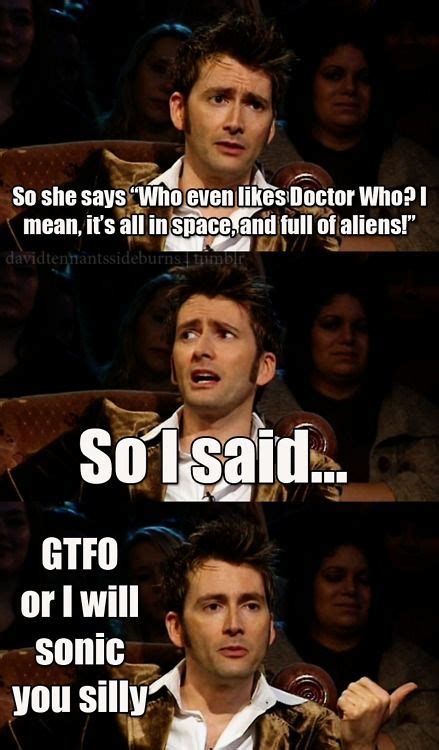 David Tennants Sideburns Doctor Who Doctor Who Memes Doctor Humor