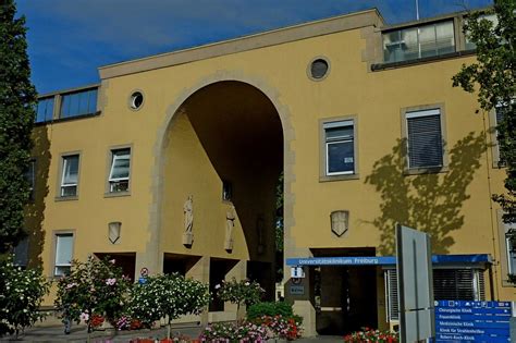 Freiburg Im Breisgau Eingangstor Zum Universitätsklinikum 1937 Erbaut