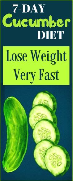 7 Day Cucumber Diet Lose Weight Very Fast D Recipe