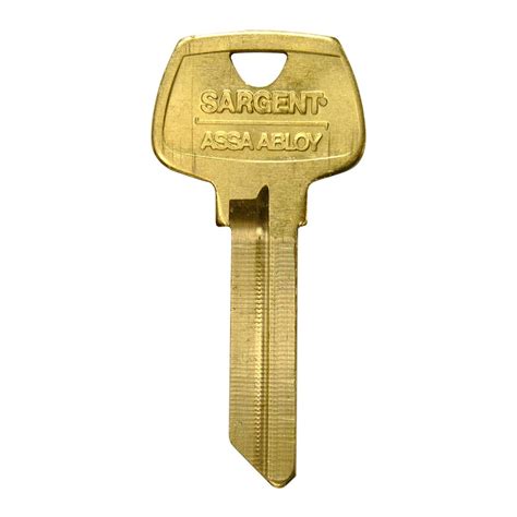 Sargent Key Blanks Type Sargent 17170028 Msc Industrial Supply