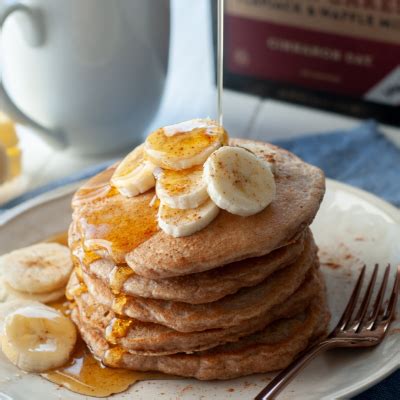 This makes your morning rush a little easier by preparing breakfast for the week over the weekend. Cinnamon Oat Kodiak Cakes | Recipe in 2019 | Kodiak cakes, Waffle mix, Food