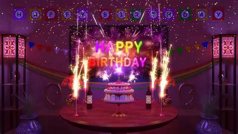 Magical Happy Birthday Animation Song 2 Old Version Hd Youtube