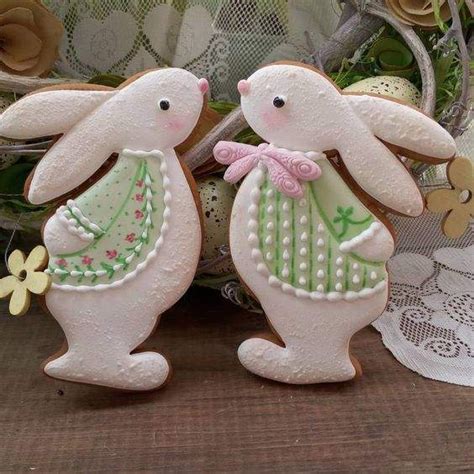 Incredibly Charming Easter Cookies Which Are Bunny Shaped Recipe