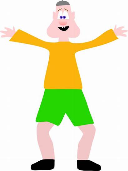Body Clip Clipart Kid Human Happy Arms