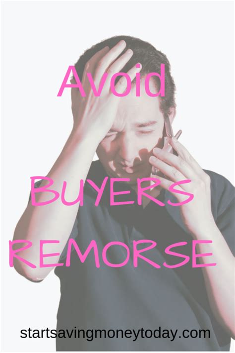 Avoid Buyers Remorse 11 Ways To Help You The Art Of Frugal Living
