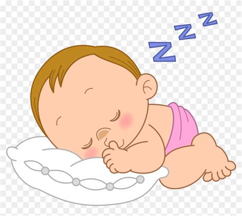 Bebê Gestante Sleeping Baby Cartoon Png Free Transparent PNG
