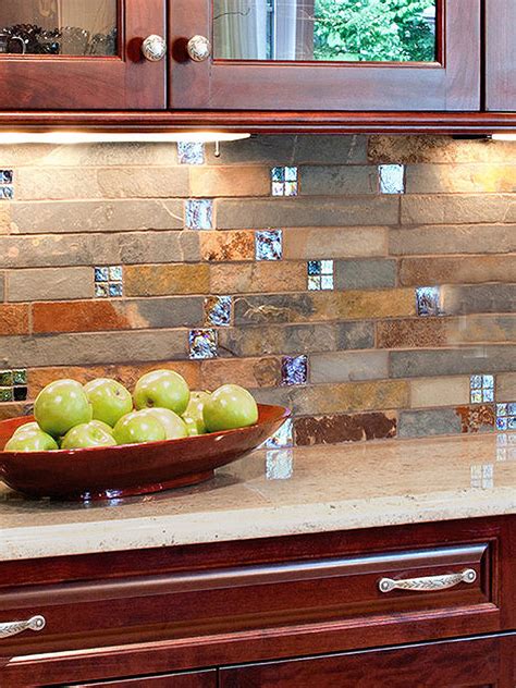 Brown Glass Tile Kitchen Backsplash Kitchen Info