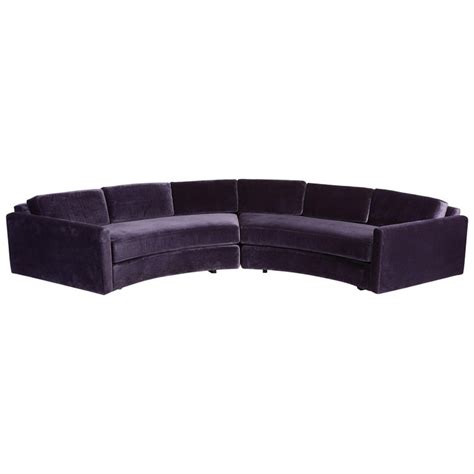 Adrian Pearsall Half Round Sectional Sofa At 1stdibs