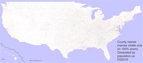 County Map Of The Us Map