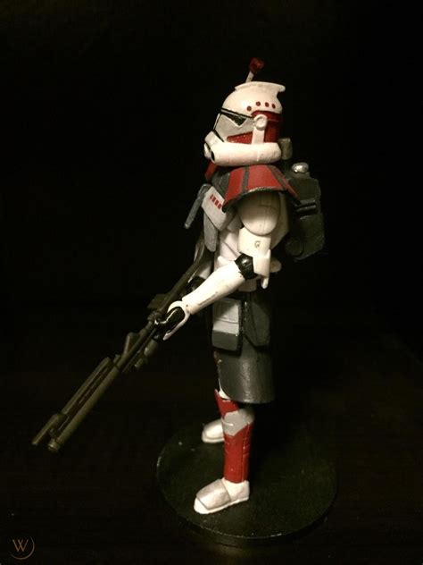 Star Wars The Clone Wars Custom Arc Trooper Hammer Figure Removable