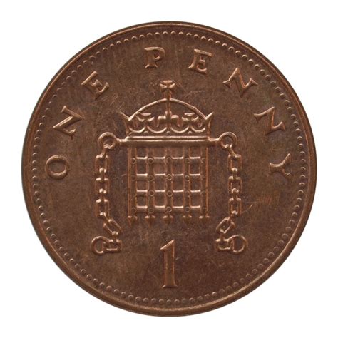 Premium Photo 1 Penny Coin United Kingdom