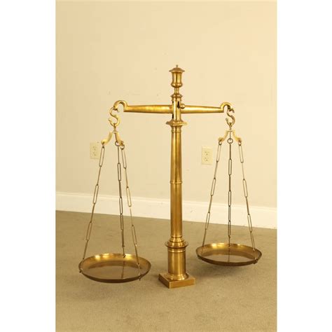 Brass Balance Scale Of Justice Chairish