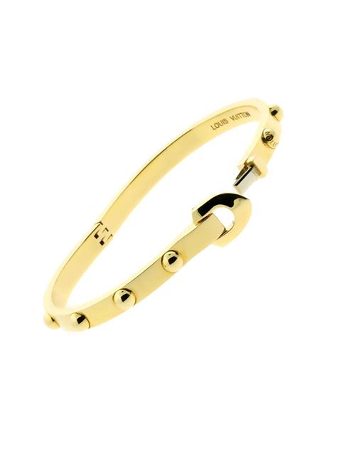 Louis Vuitton Clous Gold Bangle Opulent Jewelers