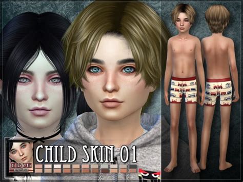 Child Skin 01 By Remussirion At Tsr Sims 4 Nexus