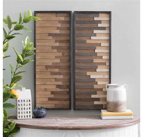 They can be crafted at a sawmill with one stone block and one wood. Natural Wood Plank Panel Wall Plaques, Set of 2 ...