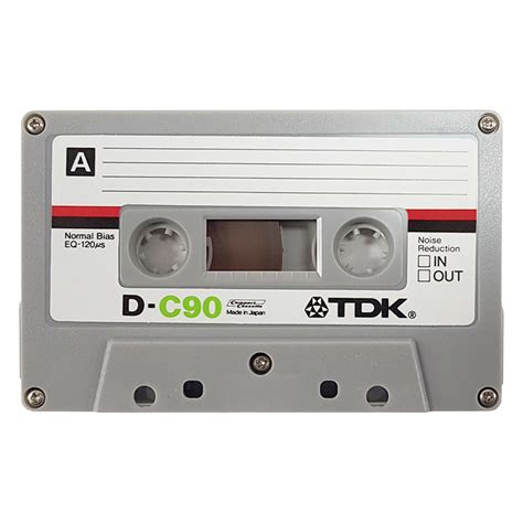 TDK D-C90 (1979) ferric blank audio cassette tapes - Retro Style Media