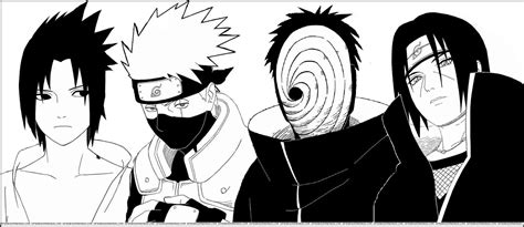 Uchiha Sasuke Wallpaper Naruto Shippuden Naruto Black And White