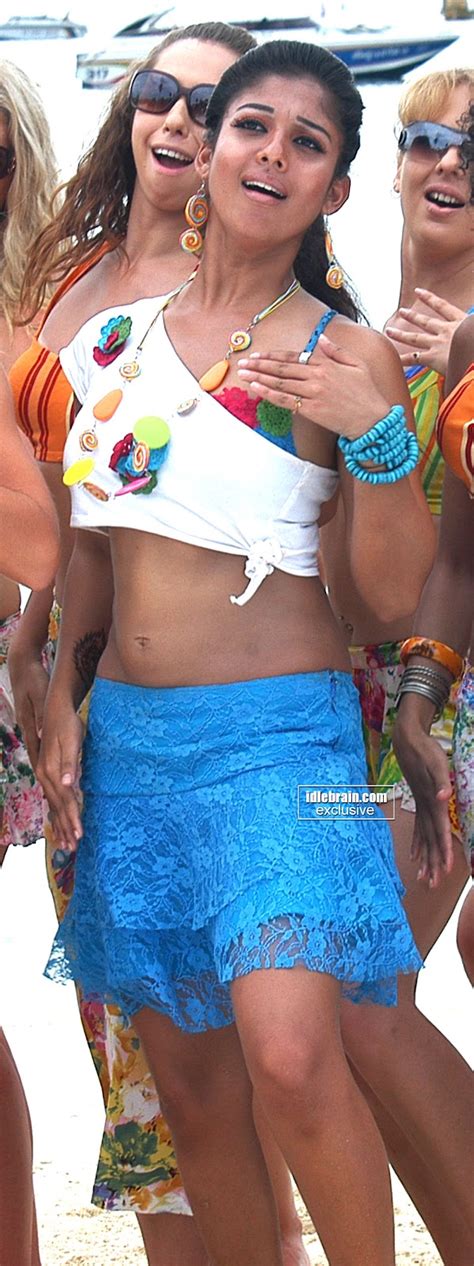Kollywood Mirchi Nayanthara Hot Navel Bikini Boob Show In Villu Hd