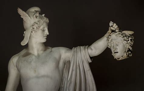 Perseus With The Head Of Medusa Detail Antonio Canova Marble Inv No
