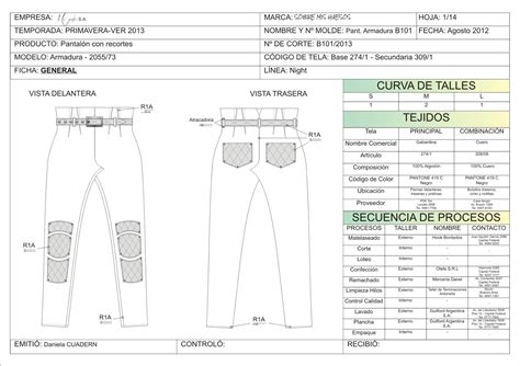 Ficha Tecnica De Pantalon Buscar Con Google Fichas Modelo De Ficha My