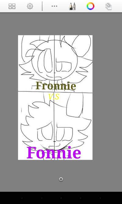 Fronnie Vs Fonnie By Mysteonglowingespeon On Deviantart