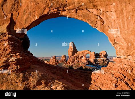 Turret Arch As Seen Through North Window Stock Photo Alamy