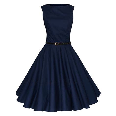 maggie tang women s 1950s vintage rockabilly dress size l color navy blue vintage rockabilly