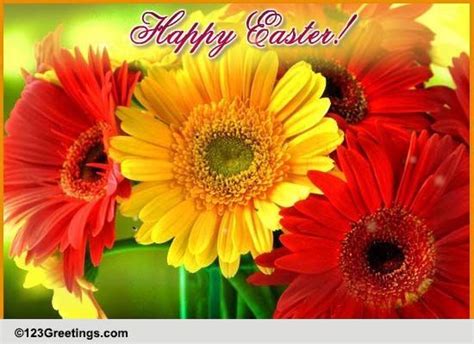 Floral Easter Free Flowers Ecards Greeting Cards 123 Greetings