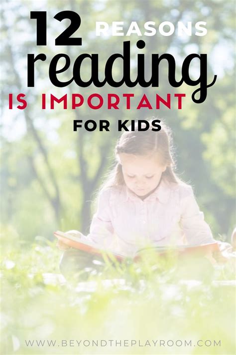 Why Reading Is Important For Kids Homeschool Activities Literacy