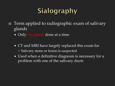 Ppt Sialography Powerpoint Presentation Free Download Id4581600