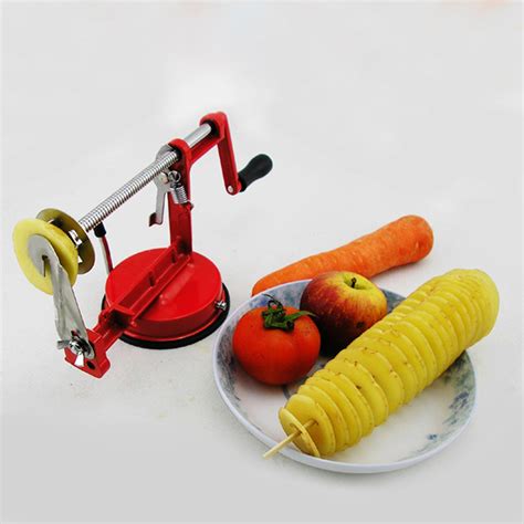 Manual Stainless Steel Twisted Potato Slicer Spiral French Fry