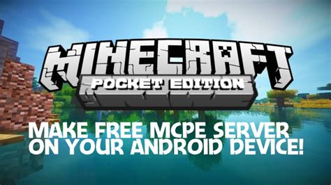 Promote your own free server to get more players. How To Make Your Own Minecraft PE Server On Android ...