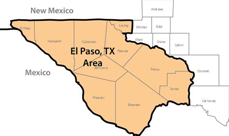 Western Texas Work Location Map Lecet Southwest