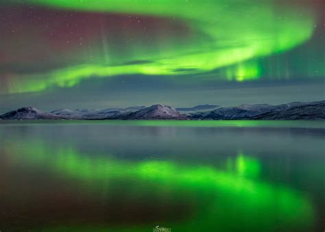 Aurora Nad Laponským Jazerom Slovinskyart
