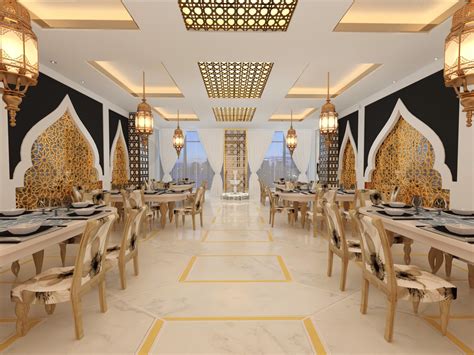 Modern Luxury Middle Eastern Arabian Restaurant In Dubai My