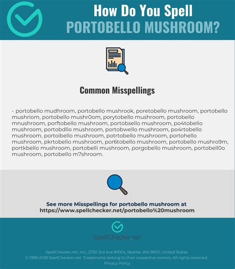 Check spelling or type a new query. Correct spelling for portobello mushroom [Infographic ...