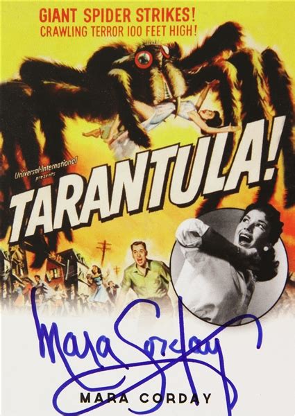 Lot Detail 1955 Mara Corday Tarantula Signed Le 16x20 Color Photo Jsa