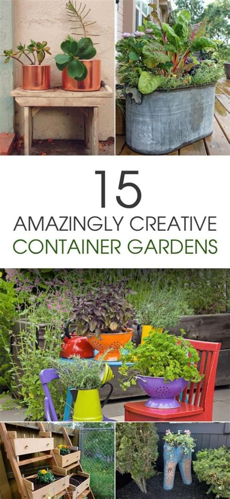 Unique Container Gardening Ideas 10 Creativecontainergardeningideas