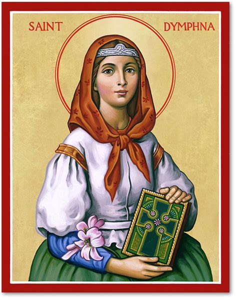Women Saints Saint Dymphna Icon Monastery Icons