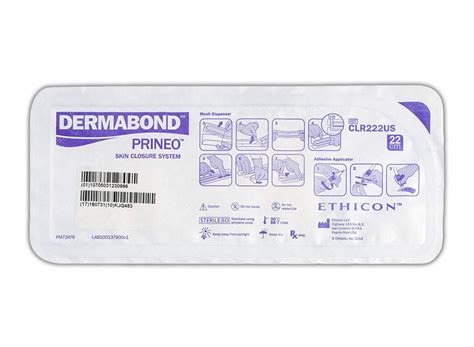 Clr222us Ethicon Dermabond Prineo Skin Closure System 22cm