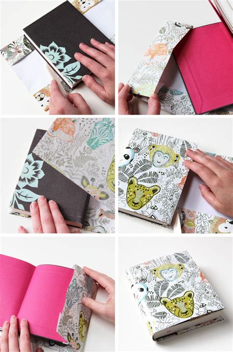 How To Make Your Own Wrapping Paper Book Covers — Gathering Beauty