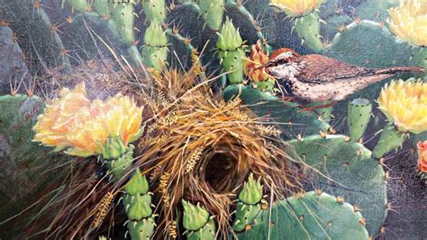 Cactus, golden ball, spiny pincushion cactus,barrel cactus. J.R. Mooney Galleries of Fine Art: New Works by Margie Barker