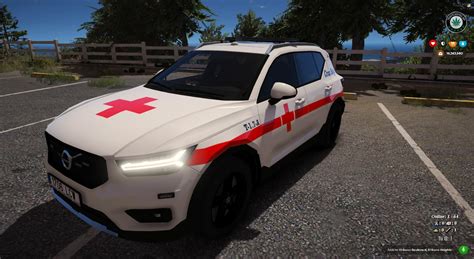 Volvo Xc40 Cruz Roja Española Of Spainespaña Fivem Replace Els Gta5