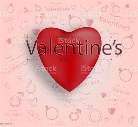 Hintergrund Für Karten Und Grüße Am Valentinstag Am 14 Februar Stock