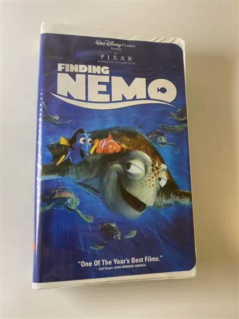 Finding Nemo Vhs Movie Walt Disney Pixar Classic Collectible Vcr Hot