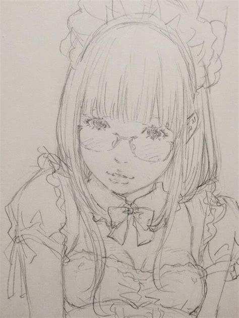 Anime Art Maid Girl Maid Cosplay Apron Headdress